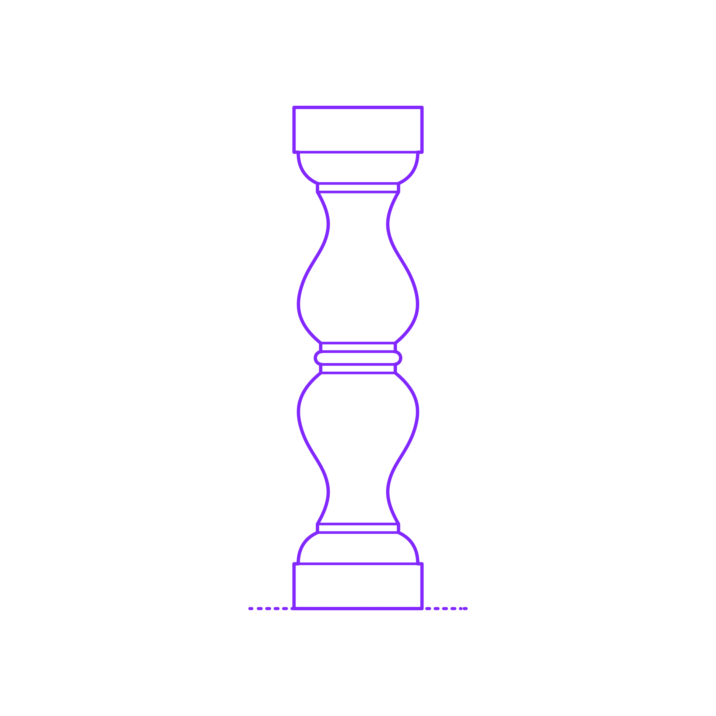 Buildings Balusters Spindles Pembroke Outline Svg Vector Free Vectors